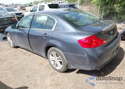 2013 Infiniti G37X из США, поврежденный, VIN JN1CV6AR0DM759683